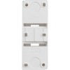 Щиток распред. накладной 2-м Mini S 140х52х68мм без двер. IP30 бел. Leg 001356