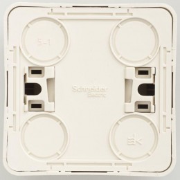 Розетка 1-м ОП Этюд 16А IP20 250В с заземл. без защ. шторок крем. SE PA16-003K