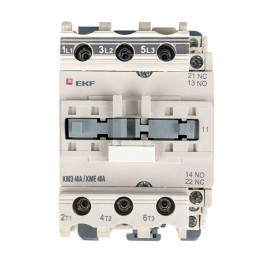 Контактор КМЭ 40А кат. 195.5-253В AC 1НО+1НЗ EKF ctr-s-40-220