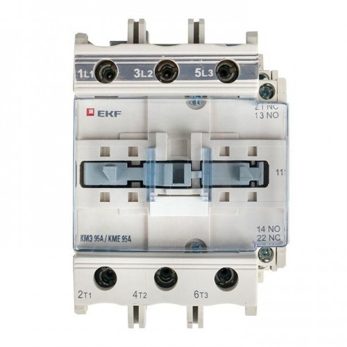 Контактор КМЭ 95А кат. 220В AC 1НО+1НЗ EKF ctr-s-95-220
