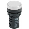 Лампа светосигнальная AD22DS d22мм 230В AC бел. KARAT IEK BLS10-ADDS-230-K01