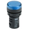 Лампа светосигнальная AD22DS d22мм 230В AC син. KARAT IEK BLS10-ADDS-230-K07