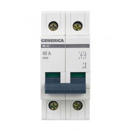 Выключатель нагрузки (мини-рубильник) 2п 40А ВН-32 GENERICA MNV15-2-040