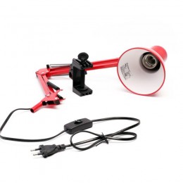 Светильник настольный UF-312P С04 230В 60Вт струбцина красн. Ultraflash 12896