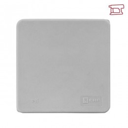 Коробка распределительная КМР-030-035 85х85х40 IP54 с крышкой для прямого монтажа без мембранных вводов сер. EKF plc-kmr-030-035