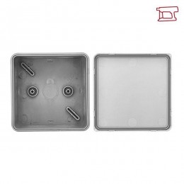 Коробка распределительная КМР-030-035 85х85х40 IP54 с крышкой для прямого монтажа без мембранных вводов сер. EKF plc-kmr-030-035