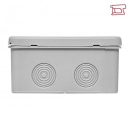 Коробка распределительная КМР-030-035 100х100х50 IP54 с крышкой для прямого монтажа без мембранных вводов сер. EKF plc-kmr-030-034