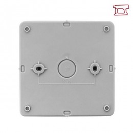 Коробка распределительная КМР-030-035 100х100х50 IP54 с крышкой для прямого монтажа без мембранных вводов сер. EKF plc-kmr-030-034