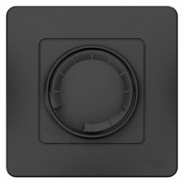 Светорегулятор поворотно-нажимной универсальный СП Blanca 400Вт антрацит SE BLNSS040016