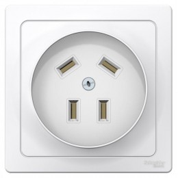 Розетка 1-м СП Blanca 32А IP20 400В 3п+N бел. SE BLNSR003241