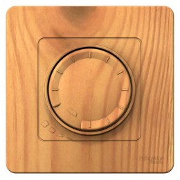 Светорегулятор поворотно-нажимной универсальный СП Blanca 400Вт ясень SE BLNSS040015