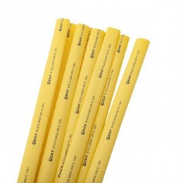 Трубка термоусадочная ТУТ нг 12/6 желт. 1м (уп.50м) PROxima EKF tut-12-y-1m