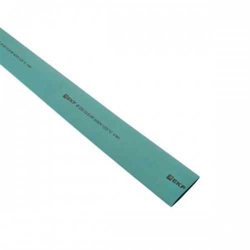 Трубка термоусадочная ТУТ нг 25/12.5 зел. 1м (уп.50м) PROxima EKF tut-25-j-1m