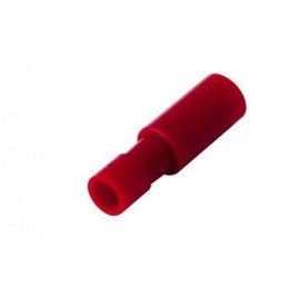 Разъем штекерный полностью изолир. (гнездо d4мм) 0.5-1.5кв.мм (AEF1.25-156А) красн. REXANT 08-0261