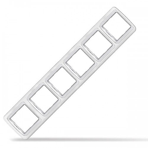 Рамка 6-м Валери горизонт. бел. UNIVersal 1038