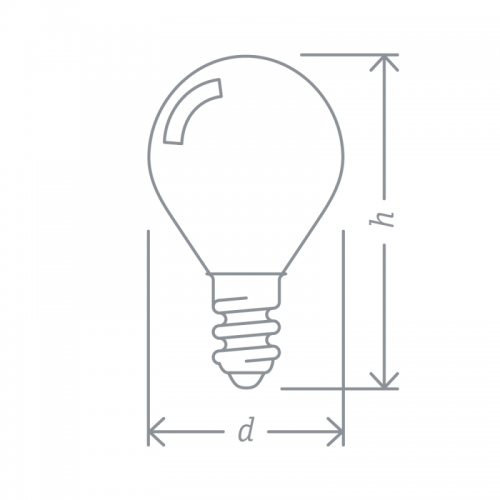Лампа светодиодная 61 333 NLL-G45-8.5-230-2.7K-E14 8.5Вт шар матовая 2700К тепл. бел. E14 640лм 176-264В Navigator 61333