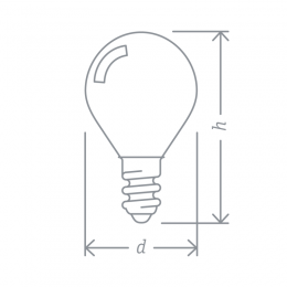 Лампа светодиодная 61 335 NLL-G45-8.5-230-6.5K-E14 8.5Вт шар матовая 6500К холод. бел. E14 730лм 176-264В Navigator 61335