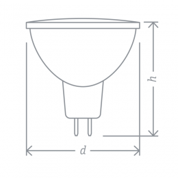 Лампа светодиодная 61 382 NLL-MR16-7-230-3K-GU5.3-DIMM 7Вт рефлектор матовая 3000К тепл. бел. GU5.3 500лм 220-240В диммир. Navigator 61382
