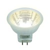 Лампа светодиодная LED-MR11-3W/WW/GU4/220V GLZ21TR 220В прозр. свет теплый бел. 3000К упак. картон Uniel UL-00001702