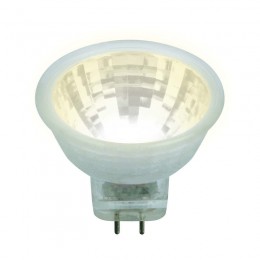 Лампа светодиодная LED-MR11-3W/WW/GU4/220V GLZ21TR 220В прозр. свет теплый бел. 3000К упак. картон Uniel UL-00001702