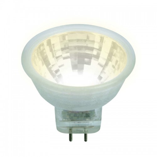 Лампа светодиодная LED-MR11-3W/WW/GU4/220V GLZ21TR 220В прозр. свет теплый бел. 3000К упак. картон Uniel UL-00001702