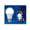 Лампа светодиодная LED-A60 10W/DW/E27/FR PLP01WH Яркая 10Вт грушевидная матовая 6500К холод. бел. E27 (упак. картон) Uniel UL-00002004