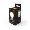 Лампа светодиодная филаментная Black Filament 5Вт P45 шар матовая 2700К тепл. бел. E27 420лм GAUSS 105202105