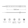 Лента светодиодная Black 2835/60-SMD 4.8Вт/м зел. IP66 210лм/м 12В (блист.5м) GAUSS 311000605