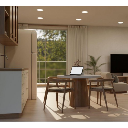 Светильник светодиодный ДВО 1606 12Вт 6500К IP20 встраив. круг бел. IEK LDVO0-1606-1-12-6500-K01