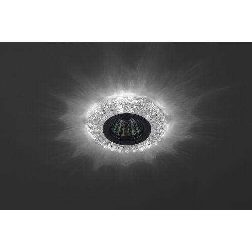 Светильник светодиодный DK LD2 SL/WH GU5.3 декор с бел. светодиод. подсветкой прозр. ЭРА Б0019197