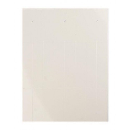 Табличка полужесткая установка в держатель ПВХ-0.5 бел. (уп.120шт) DKC TAS4915W