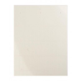 Табличка полужесткая клейкое основание ПВХ-0.5 бел. (уп.960шт) DKC TAS128AW