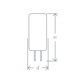 Лампа светодиодная 61 483 NLL-P-G4-5-230-3K 5Вт прозрачная 3000К тепл. бел. G4 400лм 220-240В Navigator 61483