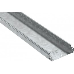 Лоток листовой неперфорир. 300х50 L3000 сталь 1мм HDZ IEK CLN10-050-300-100-3-M-HDZ