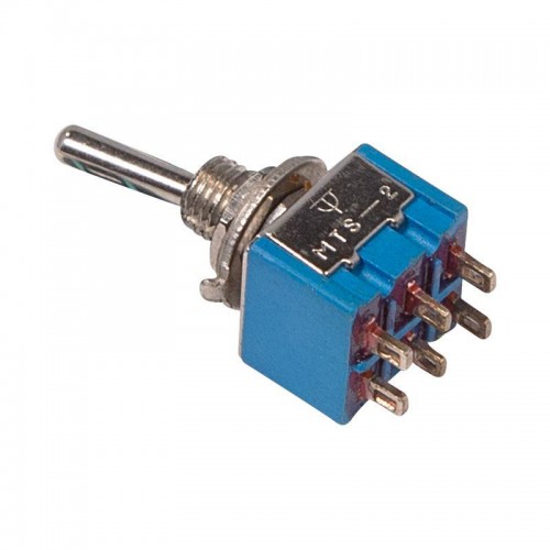 Тумблер 250В 3А (6c) ON-OFF-ON 2п Micro (MTS-203) Rexant 36-4021