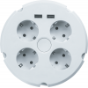 Удлинитель 4х1.5м с заземл. 16А IP20 61 456 NPE-USB02-04-150-ESC-3х1 2хUSB 2.1А 3х1 с выкл. Navigator 61456
