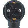 Вилка угловая 61 367 NCA-PLR01-16A-E-IP44-BL с заземл. каучук черн. Navigator 61367