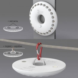 Фонарь K24 Кемпинг NEW 24хLED 3хAA карабин блист. ЭРА Б0032282