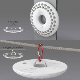 Фонарь K48 Кемпинг NEW 48хLED 3хAA карабин блист. ЭРА Б0032283