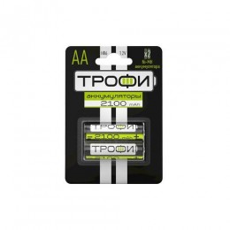 Аккумулятор AA/HR6 2100мА.ч HR6-2BL (блист.2шт) Трофи C0032099
