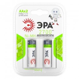 Аккумулятор AA/HR6 2700мА.ч HR6-2BL (блист.2шт) Эра C0038458