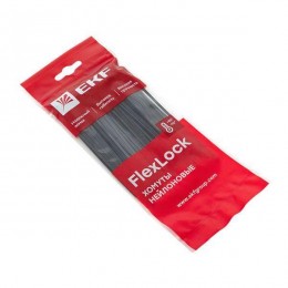 Хомут P6.6 2.5х150 FlexLock стандартный черн. (уп.100шт) PROxima EKF plc-fl-ctsb-2.5x150