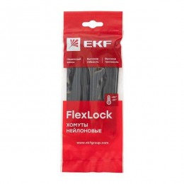 Хомут P6.6 2.5х160 FlexLock стандартный черн. (уп.100шт) PROxima EKF plc-fl-ctsb-2.5x160