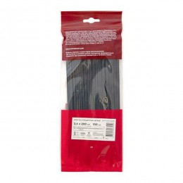 Хомут P6.6 3.6х200 FlexLock стандартный черн. (уп.100шт) PROxima EKF plc-fl-ctsb-3.6x200