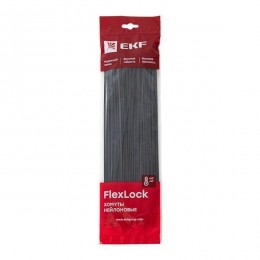Хомут P6.6 3.6х300 FlexLock стандартный черн. (уп.100шт) PROxima EKF plc-fl-ctsb-3.6x300