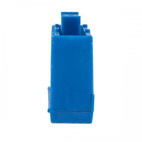 Шина нулевая N 6х9 10 отверстий синий изолированный корпус на DIN-рейку латунь PROxima EKF sn0-63-10-ib