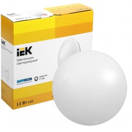 Светильник светодиодный ДПБ 1001 12Вт 4000К IP20 круг бел. IEK LDPB0-1001-12-4000-K01
