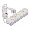 Удлинитель 4х2м с заземл. 16А IP20 ПВС 3х1.5 защ. шторки Makel N4210034