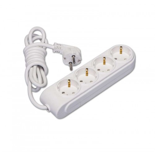Удлинитель 4х10м с заземл. 16А IP20 защ. шторки Makel N4210083
