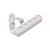 Удлинитель 5х2м с заземл. 16А IP20 ПВС 3х1.5 защ. шторки Makel N5210034